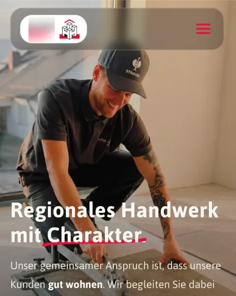 Beispiel 2: anonymisierte Kunden-Website aus dem Abo von meischterwerk.de